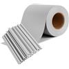 NAIZY Striscia per la Privacy in PVC Grigio Chiaro con 30 Clip Rotolo per Recinzione Tappetini Doppi Opachi Frangivento per Recinzione da Giardino, Balcone (65mx19cm)