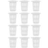 MOBUTOFU Vasi Idroponici a Rete 50 Cestini da 7 Pollici in Plastica, per Orto Idroponico e Piante da Interno, Uso Interno ed Esterno, Bianco