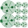 iplusmile 10 Pezzi Supporto per Fragole in Plastico Verde Aspetto Creativo, Sostegno per Piante da Giardino per Coltivazione e Protezione Fragole