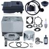 Gubeter Kit pistone cilindro 46 mm, per soffiatore per foglie Per Stihl Sr340 Sr400 Sr420 Br320 Br400 Br340 Br380 Br420, 4203-020-1201, 4203 400 1301, 4203 140 0602/0603