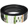 AMISPOL® Bordo Flessibile in Plastica per Prato - 8 m Bellissa 125/4 mm - Bordatura per Aiuole, Idee da Giardino
