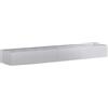 vidaXL Fioriera 360x80x40 cm in Acciaio Zincato, Vaso per Piante, Supporto per Piante, Letto rialzato, Supporto per fioriera, Vassoio per Piante