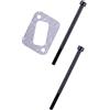 Fenteer Guarnizione Silenziatore 2 Viti per Husqvarna 340 345 346XP 350 351 353 Motosega Ricambio Rapido