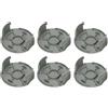 Zhanhai 1/2/4/6 pezzi copertura per bobina adatta per Bosch Easygrass Cut 18-230 18-26 18-260 23 26 accessori di ricambio per decespugliatore, parte F016F05320-1 (6 pezzi)