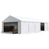 TOOLPORT Tendone deposito 5x10 m PVC 700 N bianco impermeabile tenda capannone tenda di stoccaggio