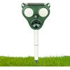 Jvjggag Repellente solare per talpe, dissuasore per talpe, dispositivo repellente ad ultrasuoni ad energia solare, repellente impermeabile per animali con luci a LED per cortile, giardino, fattoria