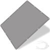 HOKXUAN Vela Ombreggiante Rettangolare Impermeabile 1 x 2.6 m Anti UV 98% Parasole,Antivento Telone Oscurante Antivento Rete Telo Ombra con Occhielli per Balconi e Terrazzi, Grigio Chiaro