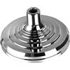 ＡＷＨＡＯ Base per Supporto da Pavimento per Asta Portabandiera per Interni, Portabandiera, Base per Supporto per Bandiera a Foro Singolo per Casa, Sala Confere, Argento