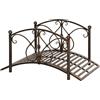 Outsunny Ponticello da Giardino Vintage in Metallo, 99x68x53 cm, Bronzo