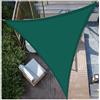 ZHJSHOU Vela Ombreggiante Triangolare 1x1x1m con Anelli D - Tenda da Sole Impermeabile per Esterni, Protezione UV 95% per Terrazza/Piscina (Include Corde)