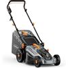 VonHaus Tagliaerba Elettrico - Tosaerba Elettrico con Filo e Sacca di Raccolta, Ampiezza Lavoro 430 mm, Manubrio Pieghevole Regolabile in Altezza, 5 Modalità, Electric Corded Lawn Mower (1600 W)