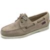 Sebago Scarpa da Barca Portland Flesh out Beige in camoscio - 781111W 910 - Taglia 38