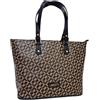 Before by Luigi Benetton Borsa Donna Shopping Rettangolare LANCETTI Linea Personalizzata a Spalla con Due Manici Lunghi ART: LL22W-109-1 LINEA ROSANNA Dimensioni 40 X 28 X 16 (TERRA)