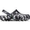 Crocs Baya Graphic Clog, Zoccoli Unisex - Adulto, Nero E Bianco, 44/46 EU