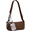 Desigual borsa a tracolla New Patch 1 Crossbody Bag Chocolate marrone scuro