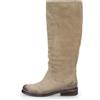 FELMINI FALLING IN LOVE FELMINI - GREDO 7550 - WOMEN'S BIKER BOOT, GREY SUEDE LEATHER -42 EU SIZE