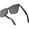 SXFJF Wireless TWS Bluetooth Smart Audio Sunglasses Aprire Le Cuffie Auricolari Aperto Impermeabile Microfono Wireless Risposta Telefonica Telefonata, IP67 Impermeabile, UV400 Anti Blue Ray