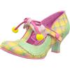 Irregular Choice Affascinante Chum, Scarpe décolleté Donna, Giallo Menta, 41 EU
