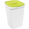 GIO'STYLE GioStyle Portabiancheria Love | Verde | Capacità 45 L | Made in Italy | Decoro Cuore | Realizzato in PP