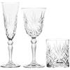 RCR Cristalleria Italiana Rcr 735112 12 Calici e 6 Bicchieri, Vetro, Trasparente, 270ml