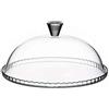 SWEET HOME Varotto & Co. Piatto Tondo in Vetro per Torta e Dolci con Campana Cupola Cloche in Vetro Trasparente Lucido cod.2195119 cm 15h diam.32