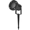 LEDVANCE Lampada da esterno ENDURA HYBRID NAUT SPIKE, luce ibrida, 2 W, 100 lm, bianco caldo, 3.000K, nero, plastica, IP44 e IP67, a energia solare e di rete