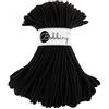 Bobbiny, filato da 5 mm, 100 m di filo (nero)