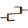 vidaXL Scaffale a Muro Rovere Fumo 104x15x49 cm in Truciolato, scaffale a Muro, scaffale espositivo, espositore a Muro, scaffale pensile, espositore