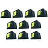LEOFLA 10 X Faretti Da Esterno Ad Energia Solare Con 48 Led E Sensore Di Movimento
