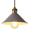 CHUNGYANG Lampade A Sospensione in Metallo,Lampadario Piccolo Colorato Macaron Industriale Vintage,Lampada A Sospensione Semplice da Soffitto E27 Ad Altezza Regolabile,Lanterna Decorativa Artigianale