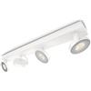 Philips LED Clockwork, Lampadario a Faretti, Orientabili, 4 Punti Luce, Led Intergato, 4x4.5W, Bianco