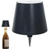 Generico Lampada da Tavolo Senza Fili, Wireless Bottle Lamp, 3 Colore/RGB Dimmerazione Lineare Lampada Touch da Scrivania - Lampada Led Ricaricabile USB per Interni ed Esterni