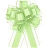 QUARKZMAN 5pz 15cm Fiocchi Regalo Tirante Grande in Organza Fiocco Confezioni Regalo Nastro per Cesti Auto Matrimonio Regali Fiocco di Natale, Verde Frutta