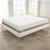 MAXIME MAISON - Topper Singolo Double-Face ICE Rinfrescante con un Lato Estivo ed un Lato Classico 4 Stagioni, Topper 80x190 in Memory Foam Alto 5cm, Rigidità Media, Manifattura Made in Italy