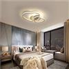 Kovalmax® Plafoniera led 3 cuori lampadario 25 watt luce calda bianca naturale stile moderno