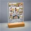 WERWAES Lampada Personalizzata con Foto - Regalo San Valentino per Lui Lei - Foto Personalizzata Idea Regalo - 7 Colori LED - 20x30 cm