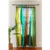 KRAAFTY Tende per la Casa Tende con Filtraggio della Luce Tende in Seta Indiana Sari per Porte e Finestre Pannelli Decorativi Tende Trasparenti con Patchwork Lunghezza 213 cm
