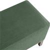 RTSFKFS S-XXXL Copri Pouf Rettangolare 90×70, 100×60, 120×60, 80×60 cm, Fodera per Poggiapiedi Allungabile con Base Elastica, Adatto per Case Moderne(Army,35x65cm)