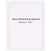Rahmendesign24 Cornice portafoto Milano 60 x 80 cm (formato poster), cornice intercambiabile, per foto, poster e puzzle, colore bianco opaco