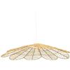 ATMOSPHERA CREATEUR D'INTERIEUR Atmosphera - Lampada a sospensione Folk - Paralume in carta D98 cm, lampadina non inclusa E27 40 W, lampada per soggiorno, ufficio, camera da letto, cucina