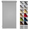 SANITEASY Zero Home - Tenda a Rullo Termica | Oscuramento Totale | Senza Foratura | Altamente Riflettente | Risparmia Energia in CA | - Oscurante 35x150 cm Grigio