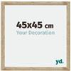 yd. Your Decoration - Cornice 45x45 cm - Oro - Decorativa Parete in Legno con Vetro in acryl - Antiriflesso - 45x45 Cornice - Catania