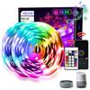 Volivo WiFi Led Strip Lights 65.6ft, 2 Rolls of 32.8ft LED Light Strip Works with Alexa, Music Sync Color Changing RGB LED.