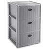 Stefanplast CASSETTIERA 3 ELEGANCE 40X40X60 GRIGIO