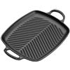 LE CREUSET Le Creuest Grill rettangolare Evolution in ghisa vetrificata, 30 cm, Nero Matt, 20201300000422