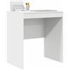 vidaXL Scrivania Bianco 70 x 50 x 76 cm, Scrivania compatta, Stile Moderno, Spazio ergonomico, Tavolo per Scrivere, Mobile Resistente per stanze Piccole