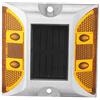 VOBOR Indicatore di Marciapiede per Strada, Indicatore di Marciapiede Impermeabile in Alluminio, Riflettore Stradale Riflettore di Alluminio a Forma di Rettangolo con LED per Illuminazione Stradale