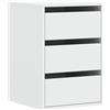 vidaXL Cassettiera Bianca 40x41x58 cm in Legno Multistrato, Mobile con cassetti, armadietto con cassetti, portaoggetti con cassetti
