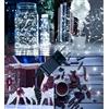 zhongshan Catena luminosa 600 mini luci di Natale micro led stringa con led colore luce bianco freddo filo argento modellabile da 30 metri per esterno e interni 8 giochi luce Partenopeautensili®