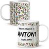 LolaPix Tazza Bambini Personalizzata con Nome. Ritorno a Scuola. Plastica. Vari Disegni. Kids